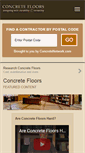 Mobile Screenshot of concrete-floors.org
