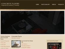 Tablet Screenshot of concrete-floors.org